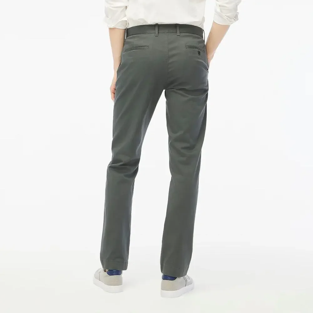 J. Crew Factory Straight Fit Flex Chino Pant Tarnished Metal NWT 36 x 32